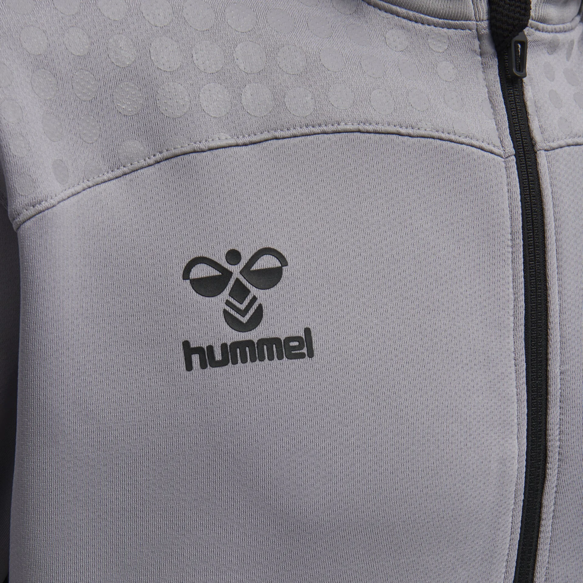 HUMMEL HUMMEL_Herren_Kapuzensweat_LEAD_ZIP_POLY_HOODIE 207411 2006 GREY MELANGE