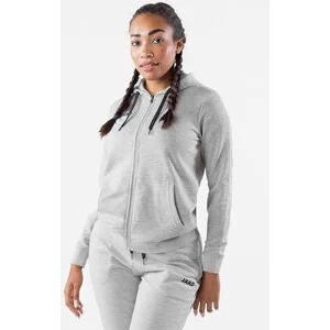 JAKO Damen_Kapuzenjacke_Base A4T023DA6865D 41 hellgrau meliert