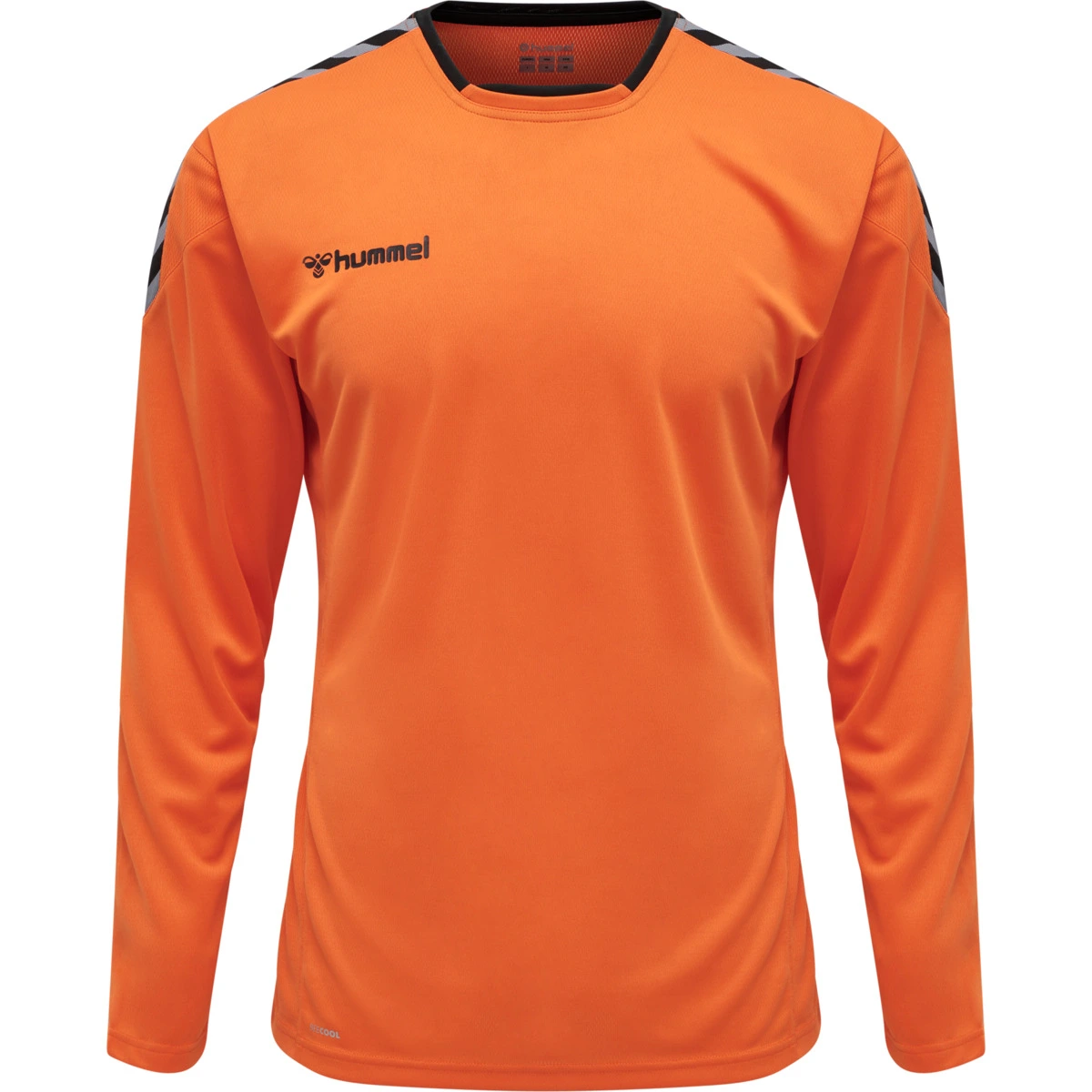 HUMMEL Herren_Shirt_AUTHENTIC_POLY_JERSEY_L_S 204922 5006 TANGERINE