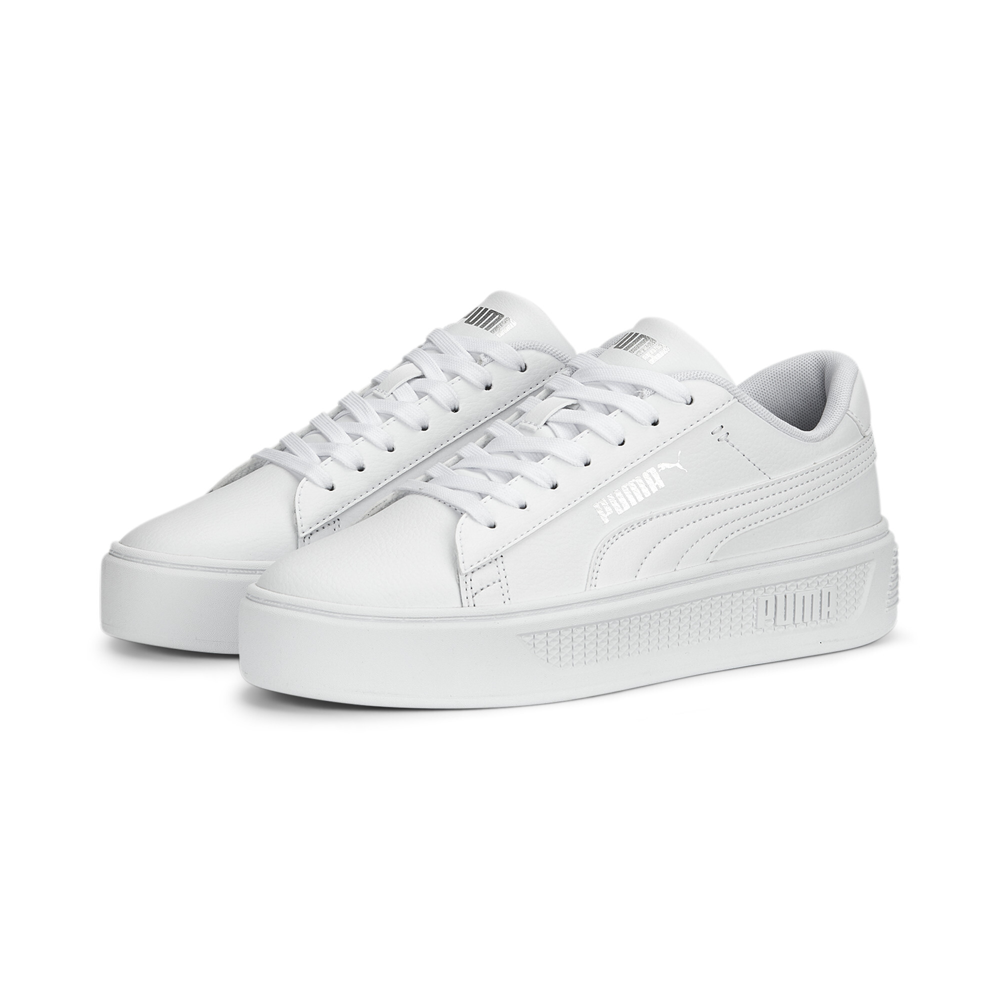 PUMA Smash_Platform_v3 390758 001 PUMA WHITE-PUMA SILVER