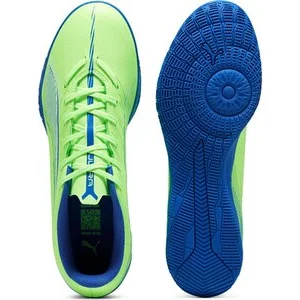 PUMA Herren_Fussball_Hallenschuhe_ULTRA_5_PLAY_IT 107907 003 Fizzy Apple-PUMA White-Blu