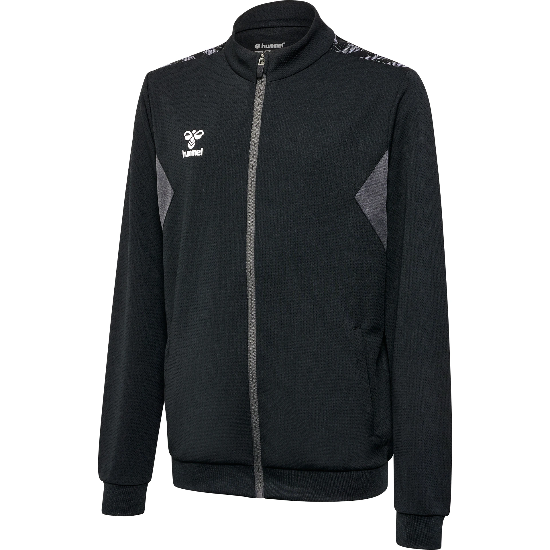 HUMMEL hmlAUTHENTIC_PL_ZIP_JACKET_KIDS 219983 2001 BLACK