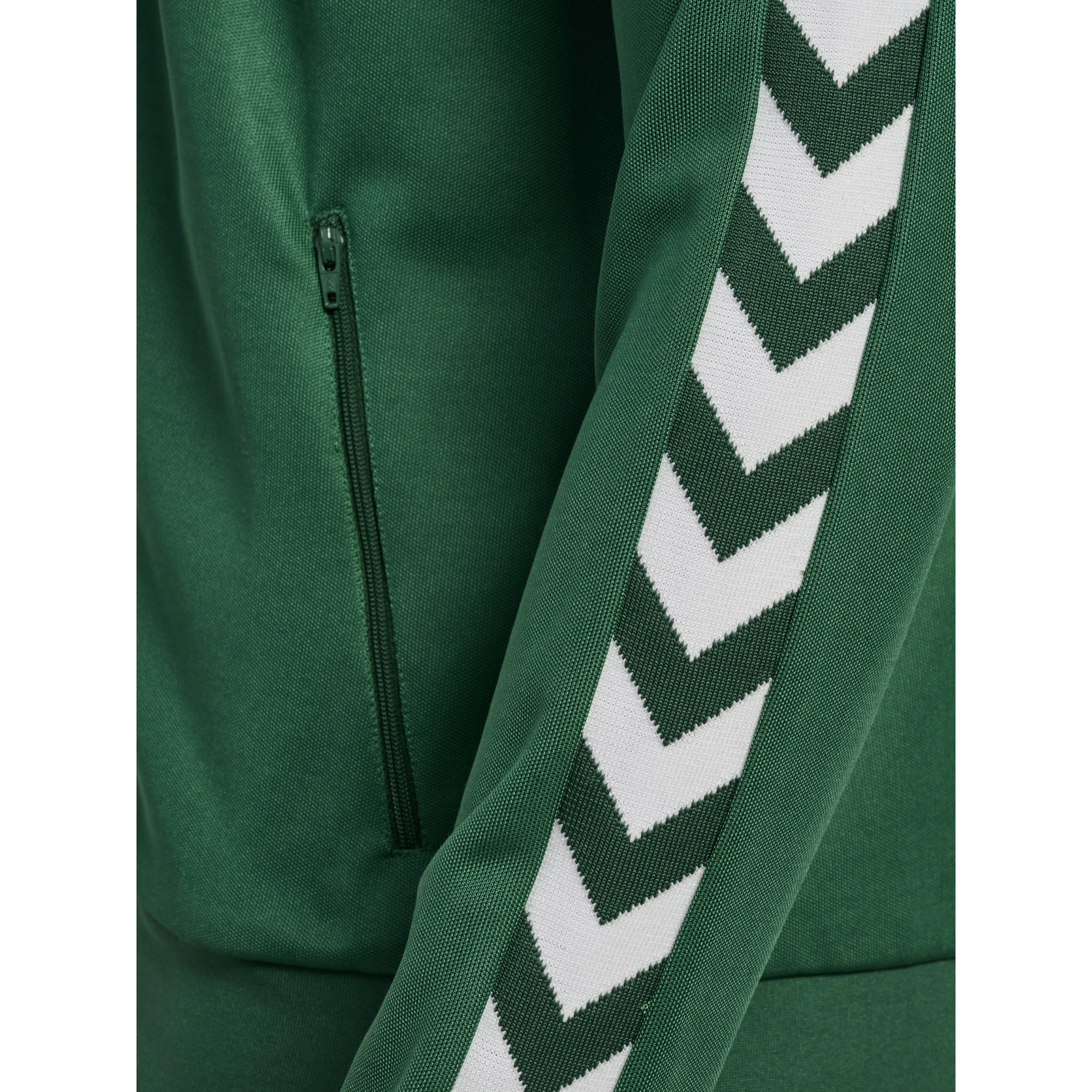 HUMMEL hmlARCHIVE_REGULAR_POLY_ZIP_JACKET 225251 6195 DARK GREEN
