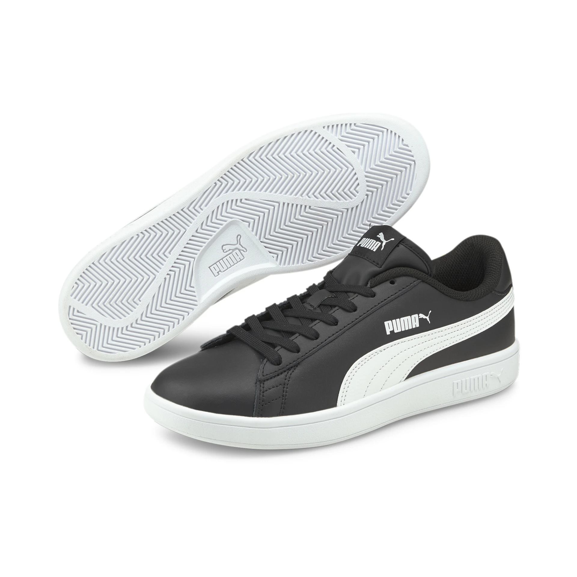 004 PUMA BLACK-PUMA WHITE