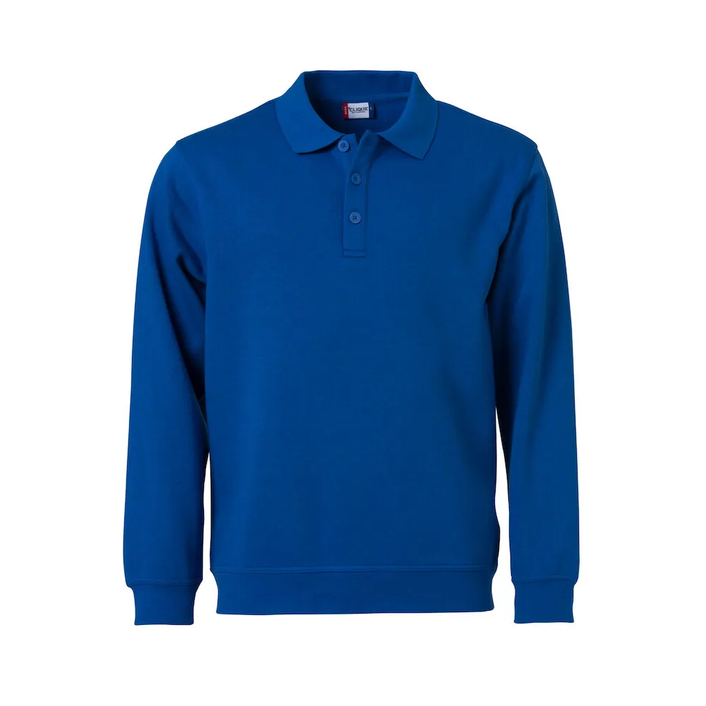 CLIQUE Basic_Polo_Sweater 021032 55 royalblau
