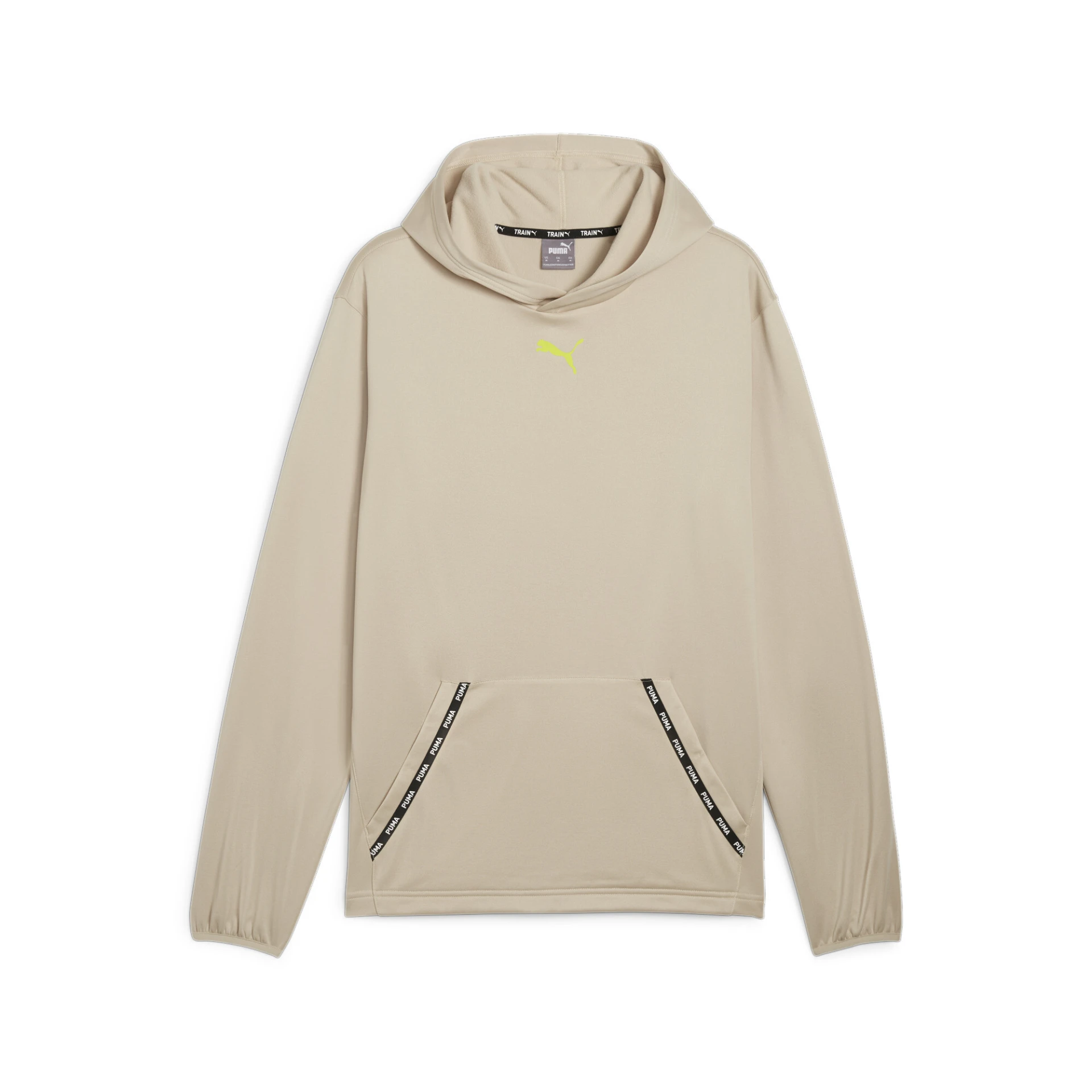 PUMA FIT_Taped_PWRFleece_Lite_Hoodie 524935 090 PUTTY
