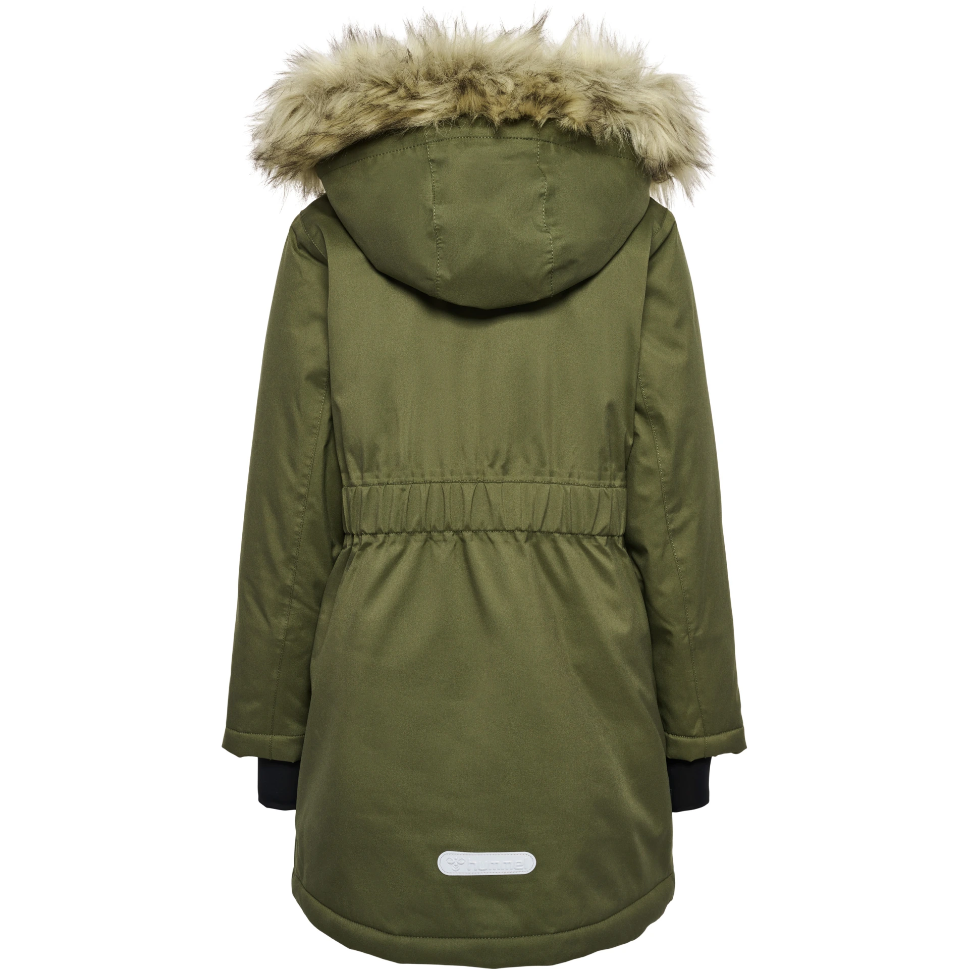 HUMMEL hmlALMA_TEX_COAT___OLIVE_NIGHT___140 220595 6453 OLIVE NIGHT