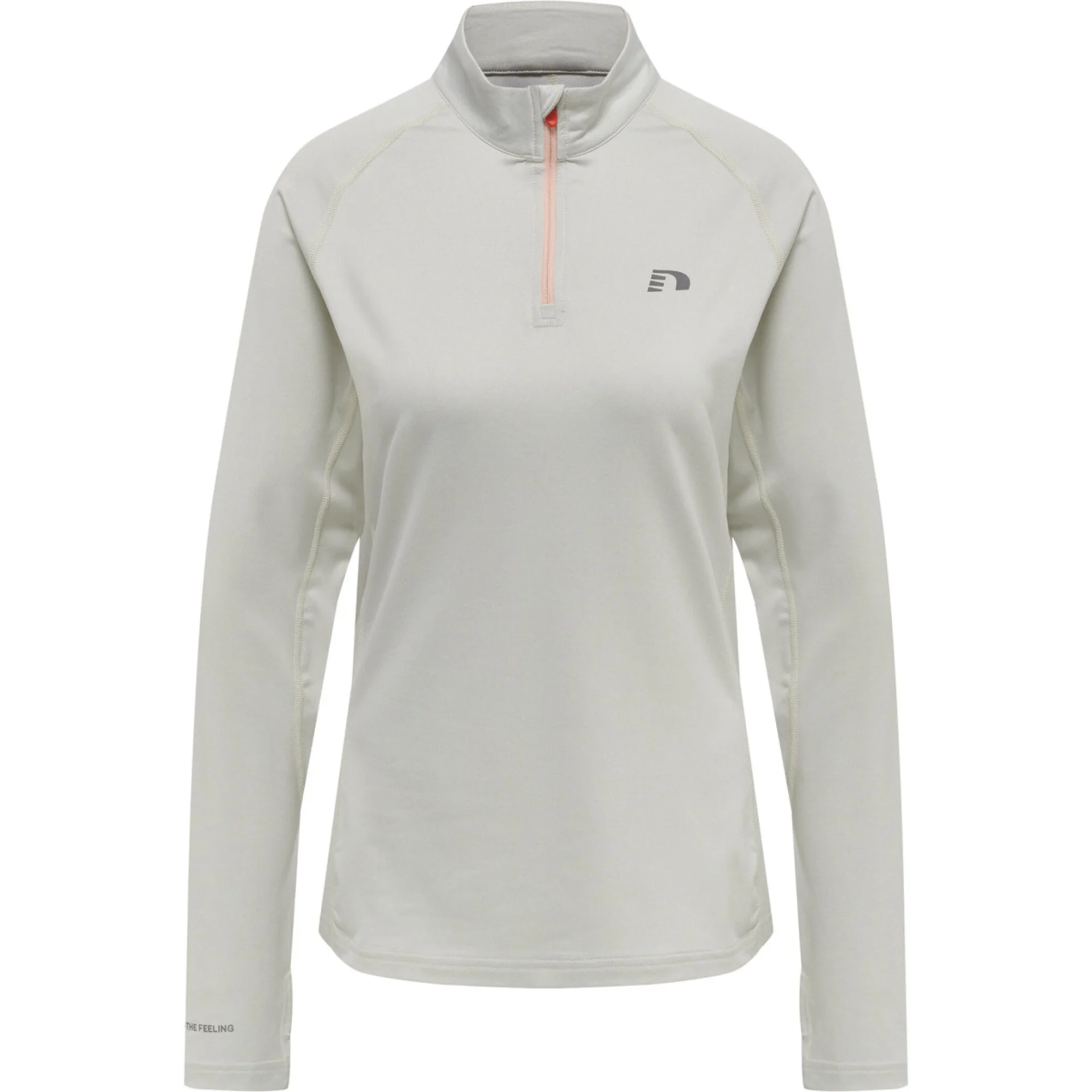 NEWLINE Damen_WOMEN_1_2_ZIP_L_S 500136 1113 OYSTER MUSHROOM MELANGE