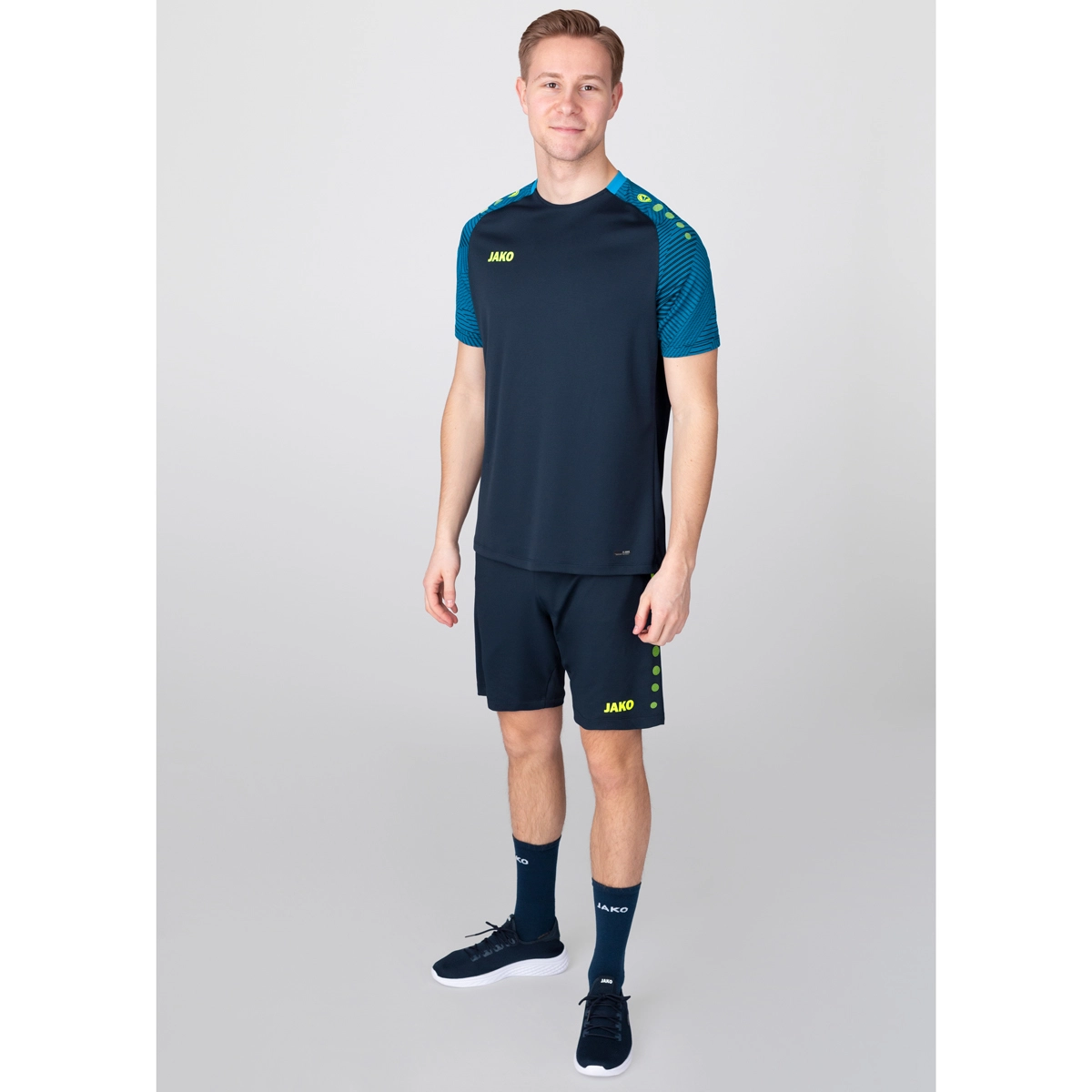 JAKO Trainingsshort_Allround 8589 904 marine/neongelb