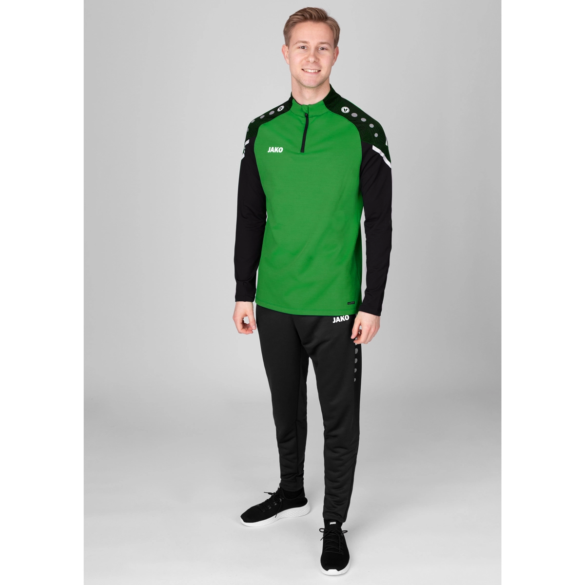 JAKO Ziptop_Performance 8622 221 soft green/schwarz