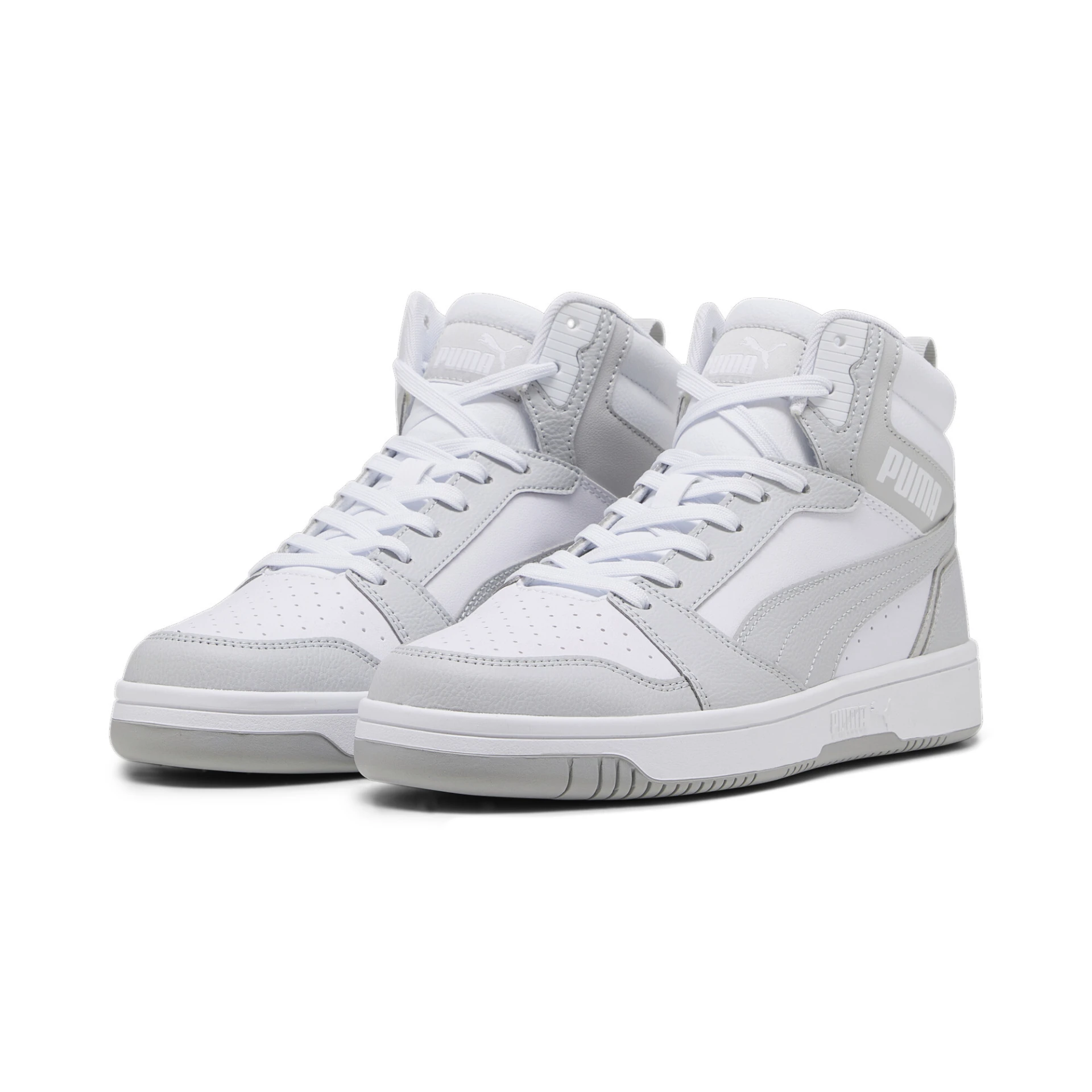 PUMA Rebound_v6 392326 005 PUMA WHITE-ASH GRAY
