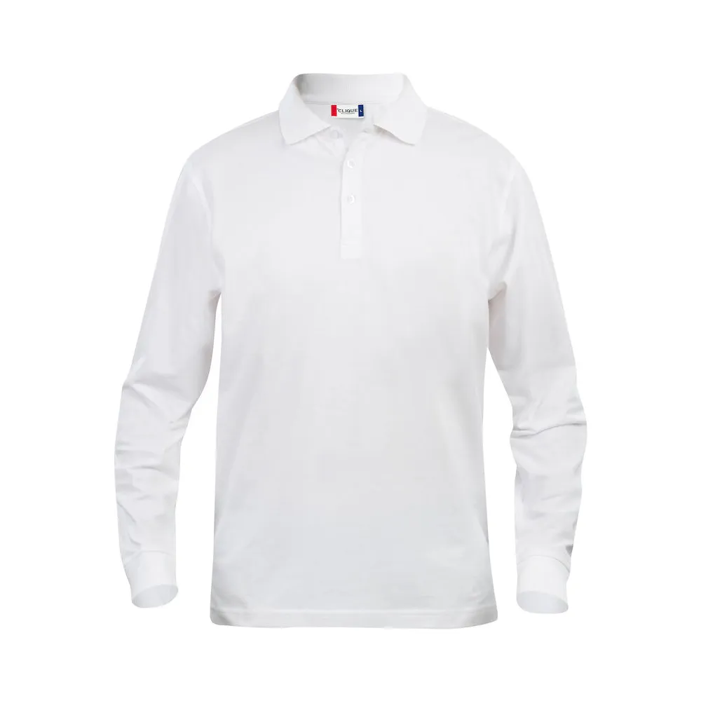 CLIQUE Basic_Polo_L_S_Junior 028233 00 weiß