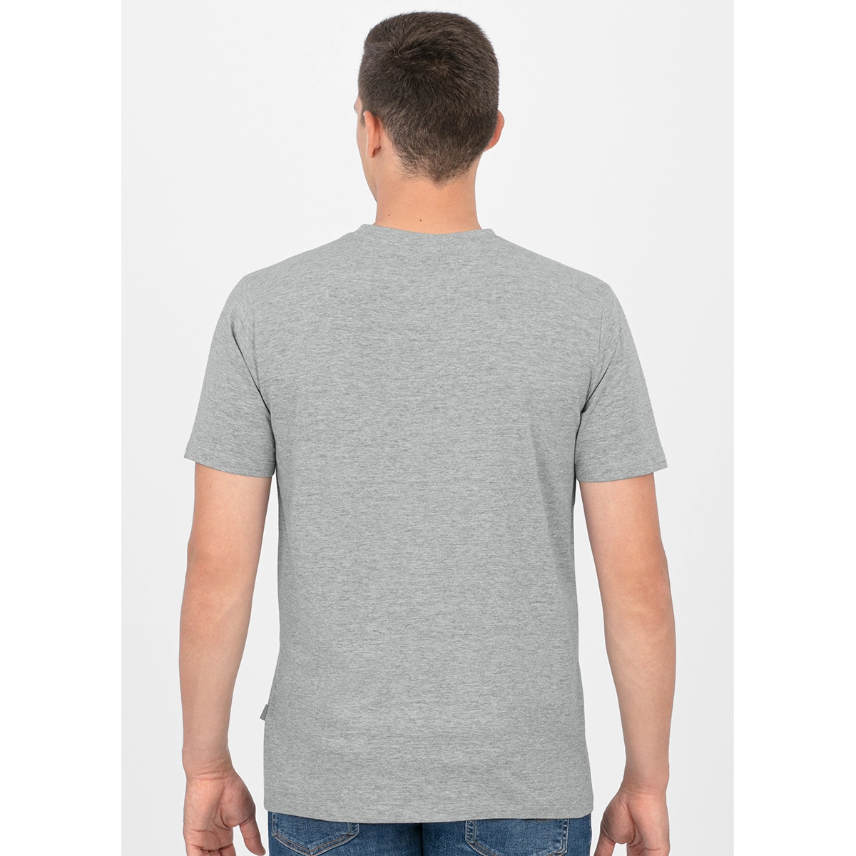 JAKO T_Shirt_Organic A4T023DAC6120D 520 hellgrau meliert