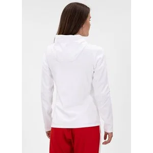 JAKO Damen_Kapuzensweat_Kapuzenjacke_Power A4T023DA6823D 004 weiß/rot