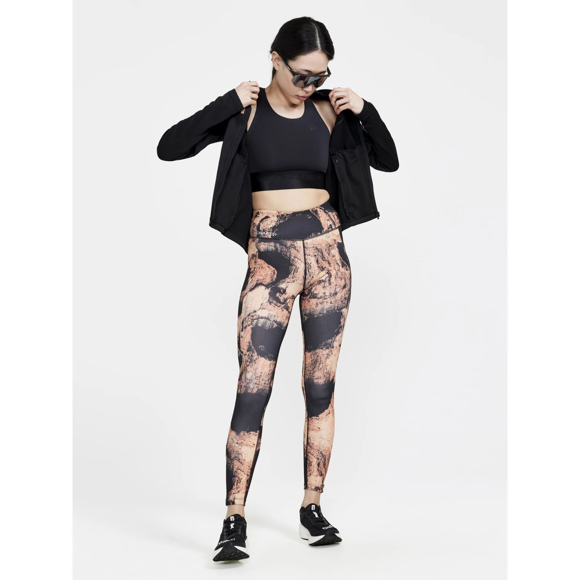 CRAFT ADV_ESSENCE_RUN_TIGHTS_W 1911917 716007 GLOW-MULTI