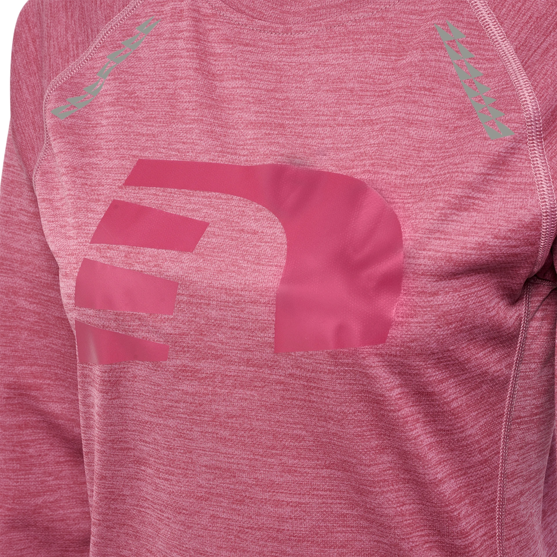 NEWLINE nwlORLANDO_T_SHIRT_L_S_WOMAN___DRY_ROSE_MELANGE___L 500303 3172 DRY ROSE MELANGE