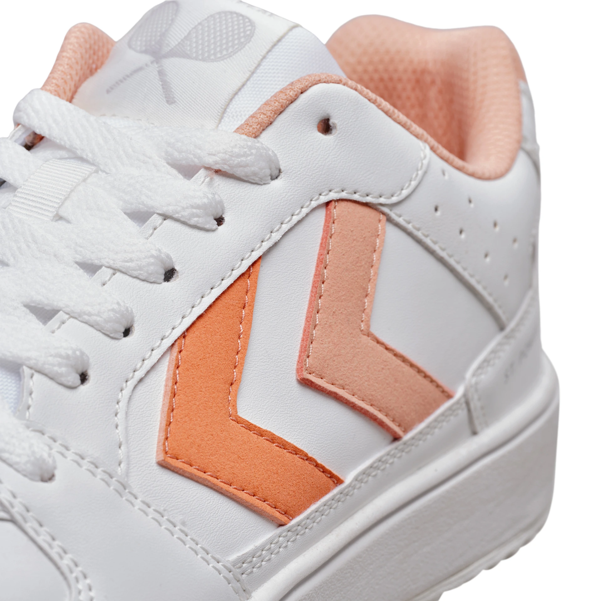 HUMMEL ST_POWER_PLAY_WMNS___WHITE_ALMOST_APRICOT___41 218557 9155 WHITE/ALMOST APRICOT