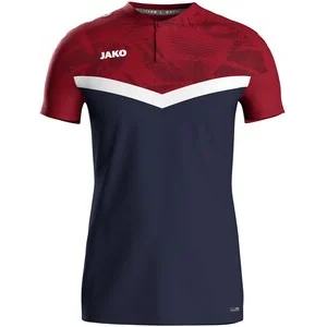 JAKO Herren Polo Polo Iconic JAKO Herren_Polo_Polo_Iconic A4T024HR6324 901 marine/chili rot