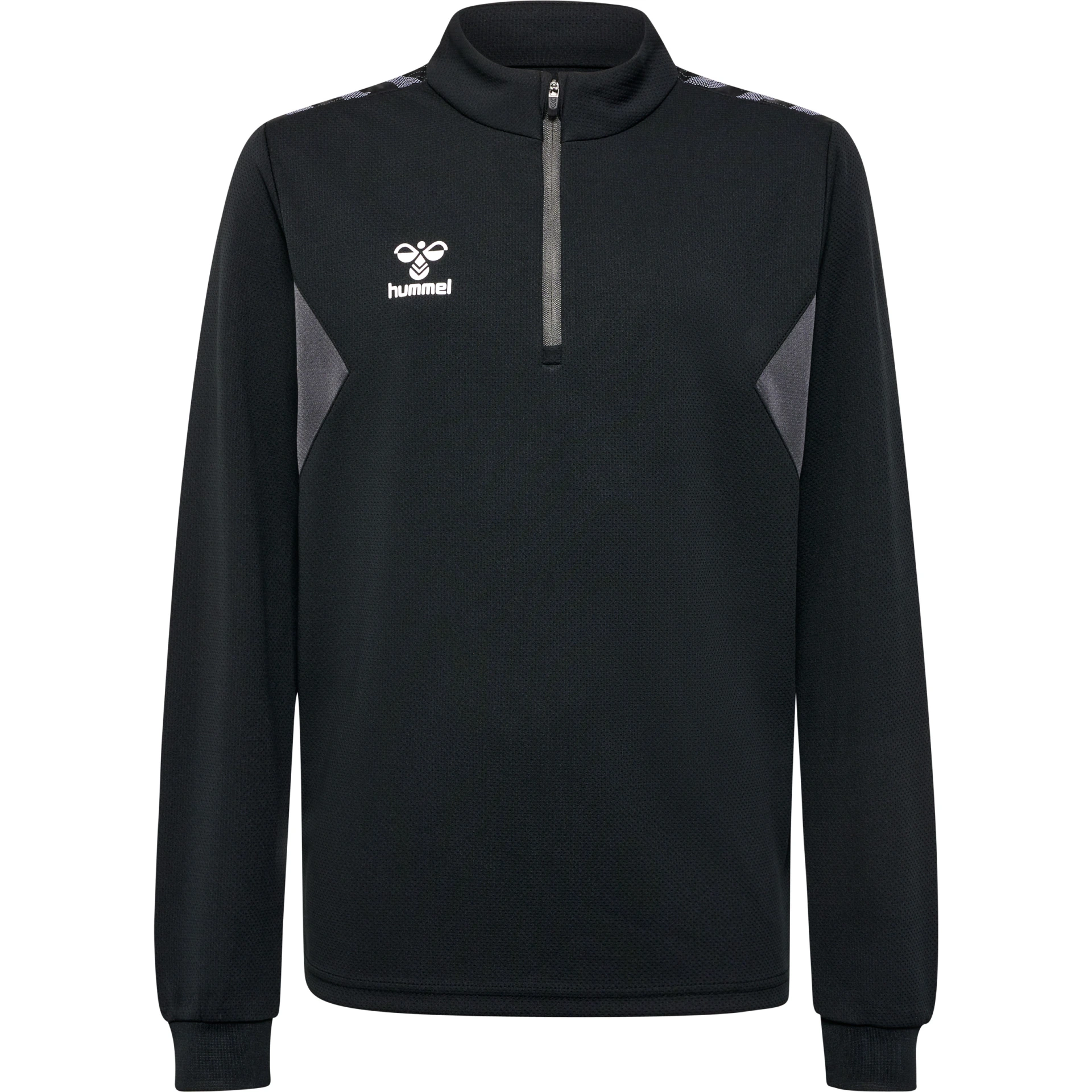 HUMMEL hmlAUTHENTIC_HALF_ZIP_SWEAT_KIDS 219974 2001 BLACK