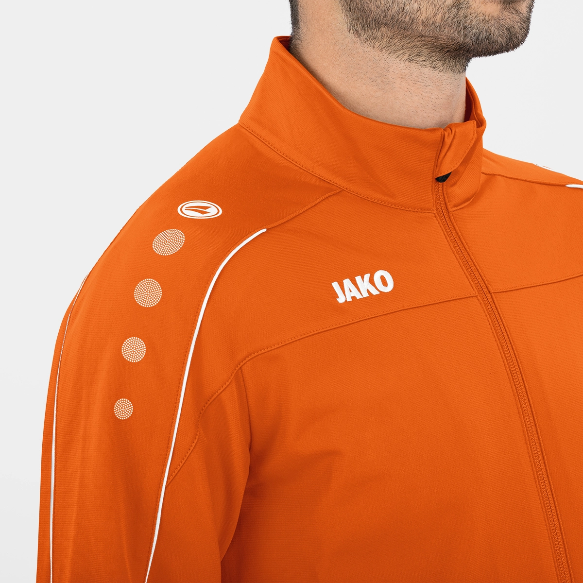 JAKO Herren_Polyesterjacke_Classico 9350 19 neonorange